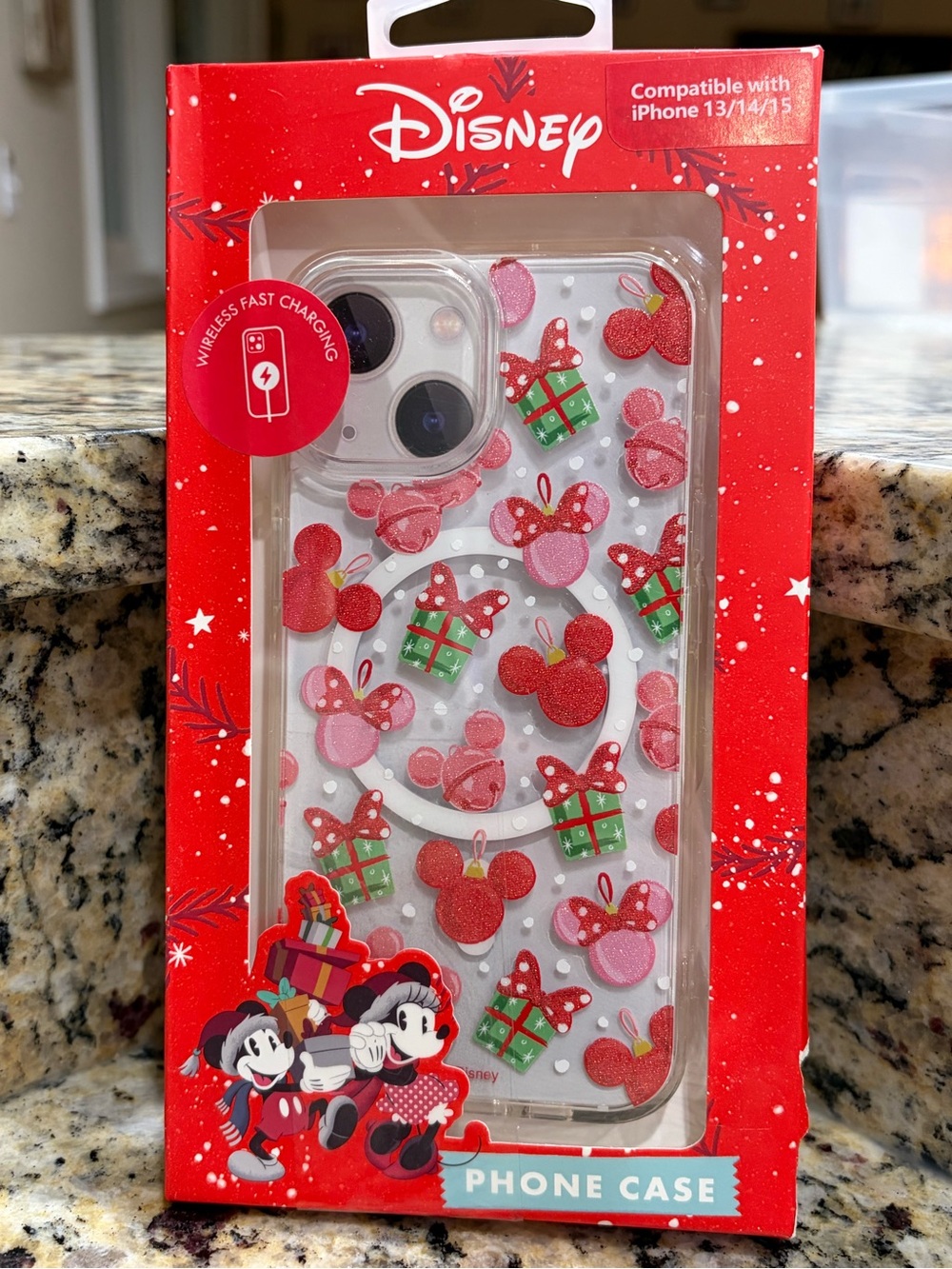 Disney Minnie Mouse Christmas Ornament Phone Case – iPhone 13/14/15